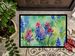 Texas Bluebonnets In Watercolor Doormat Front Door Mat Indoor Outdoor Rugs For Entryway, Non Slip Washable Low Pile, 24H X 36W_maomaolike.com