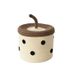Milk Tea Cup Cute Cosmetics Living Room Miscellaneous Basket DIY Handmade Woven Storage Box_maomaolike.com