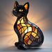 New Dog Series Resin Ornaments LED Night Light Art Animal Statue Creative Home Desktop Decoration_maomaolike.com