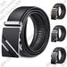 HOT Men's Genuine Classic Metal Car Automatic Buckle Work Male High Quality Soft Leather Business Belt_maomaolike.com
