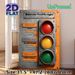 Behavior Traffic Light Painting Poster, Vintage Industrial Style Traffic Light Behavior Guide Poster, Practical Self-regulation Reminder, Suitable For_maomaolike.com