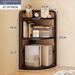 Desktop Storage Rack Small Table Bookshelf Writing Desk Triangle Wall Corner Organizer_maomaolike.com