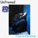 Expressive Seated Figure Painting Poster, Bold Impasto Style Poster, Dramatic Dark & Blue Toned Figure With Raised Hand, Evocative Artistic Decor_maomaolike.com