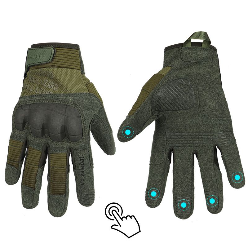 Tactical gloves Combat shooting CS soft shell shock absorption anti-slip anti-wear mountaineering cross-country cycling gloves_maomaolike.com