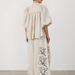 Women's Clothing Fashion Cotton and Linen Printed Wide Leg Pants Set 2024 Spring and Summer New Products_maomaolike.com
