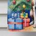 Pointer Christmas Reindeer House Flag Large Porch Sleeve Pole Decorative Outside Yard Banner Artwork Wall Hanging, Polyester, House Size, Multicolor_maomaolike.com