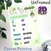 French Verb "Avoir" Conjugation Painting Poster, Soft Watercolor Cartoon Illustrated Poster, Clear Present Tense Grammar Guide Suitable For Language_maomaolike.com