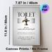 Islamic Toilet Dua Painting Poster, Elegant Minimalist Typographic & Vintage Faucet Graphic Poster, Displays Traditional Islamic Supplication, Ideal_maomaolike.com