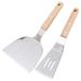 Stainless Steel Cooking Domestic Egg Cake Fried Oyster Steak Barbecue Pancake Turning Shovel_maomaolike.com