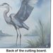 Blue Heron Under The Moonlight Glass Cutting Board Decorative Tempered Glass Kitchen Cutting And Serving Board Large Size Chopping Board_maomaolike.com