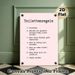 Bathroom Rules Painting Poster, Minimalist Pink Typographic Poster, Clear Toilet Usage Guidelines, Ideal For Bathroom And Restroom_maomaolike.com