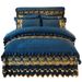 European Style Crystal Velvet Thickened Skirt Single Piece Quilted Warm Coral Fleece Mattress Non-Slip Bed Cover Bedspread Winter_maomaolike.com