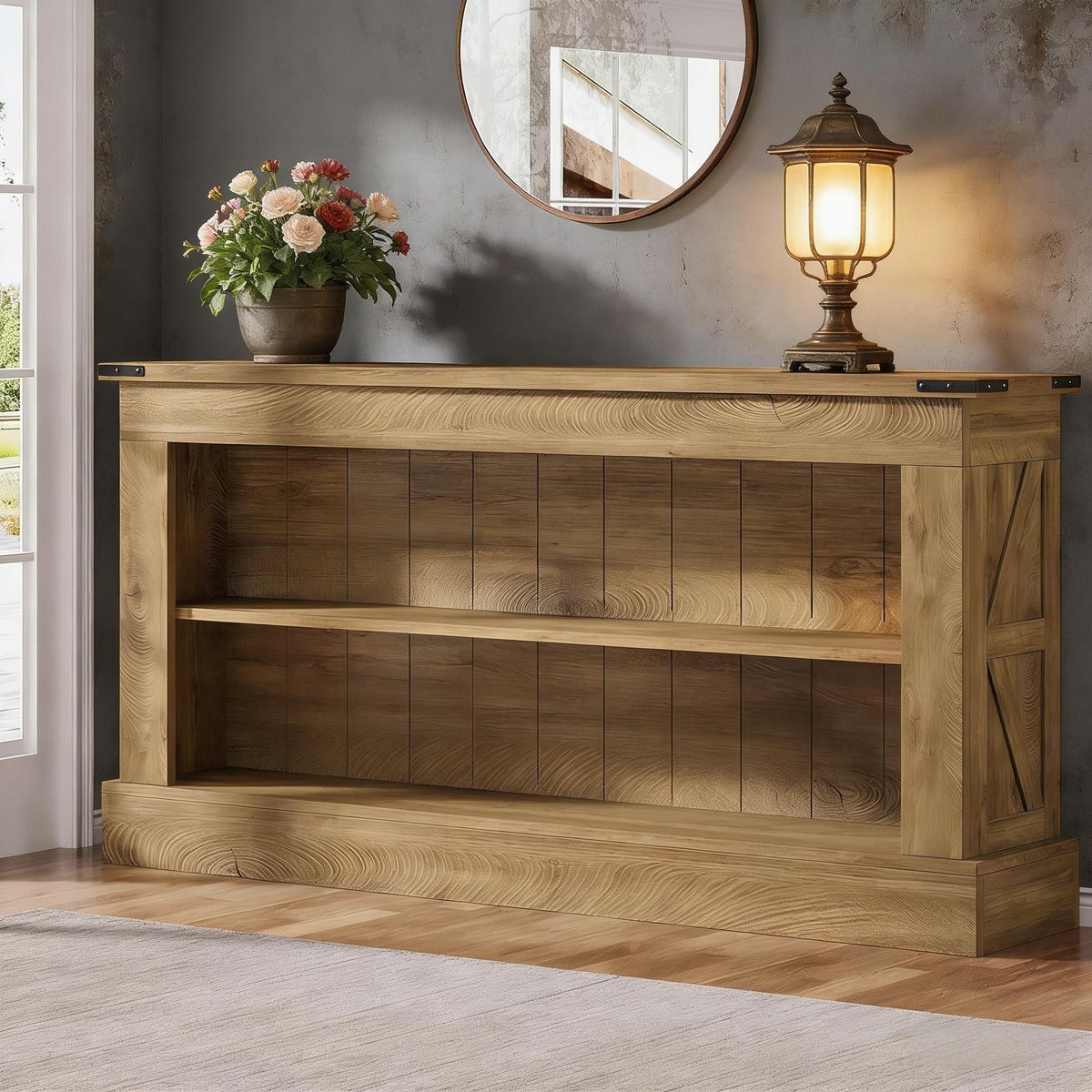 Console Table, Long Entryway Table Sofa Table With Storage_maomaolike.com