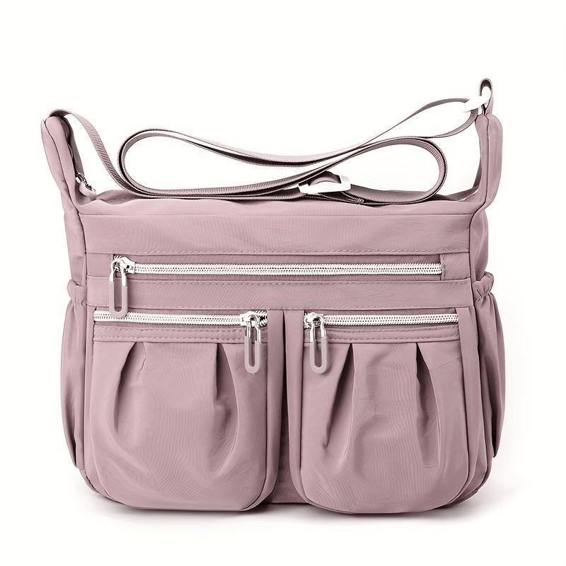 NICOLE & DORIS Women's Cross-body Bags Casual Shoulder Bag Multi Pocket Fashion Satchel Bag Nylon Side Bag_maomaolike.com