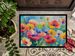 Anemones In Watercolor Doormat Front Door Mat Indoor Outdoor Rugs For Entryway, Non Slip Washable Low Pile, 24H X 36W_maomaolike.com
