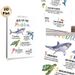 Ocean-themed Problem Size Chart Painting Poster, Watercolor Marine Animal Illustration Poster, Aids In Identifying And Managing Problem Levels_maomaolike.com