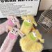 Plush socks funny home winter warm thick coral fleece sleeping socks cute ugly big eyes floor socks_maomaolike.com