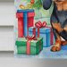 Black And Tan Dachshund Christmas Reindeer House Flag Large Porch Sleeve Pole Decorative Outside Yard Banner Artwork Wall Hanging, Polyester, House Size, Multicolor_maomaolike.com