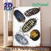 Pill Bug Themed Painting Poster, Vibrant Cartoon-style Assorted Pill Bug Pattern Poster, Unique Insect-inspired Decor Ideal For Home, Study And Living_maomaolike.com