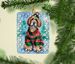 Petit Basset Griffon Vendeen Christmas Porcelain Ornament Christmas Tree Hanging Decorations For Home Christmas Holiday, Rectangle, Gift, Multicolor_maomaolike.com