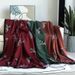 Luxury Retro Style Zebra Jacquard Blanket Living Room Sofa Blanket Leisure Blanket Cover Blanket Knitted Blanket Nap Air Conditioning Blanket_maomaolike.com