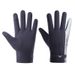 Skin-feeling warm gloves men's touch screen winter outdoor riding reflective plus velvet thickened water-repellent sports fingerless gloves_maomaolike.com