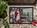 Cookies With Santa Claus Doormat Front Door Mat Indoor Outdoor Rugs For Entryway, Non Slip Washable Low Pile, 24H X 36W_maomaolike.com