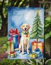 Yellow Labrador Retriever Christmas Reindeer Garden Flag Mailbox Flag Decorative Yard Flag Banner Outside Patio Artwork Yard Flower Beds, Garden Size, Multicolor_maomaolike.com