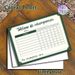 French Reward Chart Painting Poster, Elegant Vintage-style Green Bordered Poster, Practical Tool To Track Weekly Tasks And Set Rewards, Ideal For Home_maomaolike.com