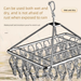 Stainless Steel Sock Rack With Multiple Clips, Household Clothes Hanger For Students' Dormitory, Underwear And Socks_maomaolike.com
