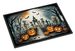 Skeleton Spooky Halloween Doormat Front Door Mat Indoor Outdoor Rugs For Entryway, Non Slip Washable Low Pile, 24H X 36W_maomaolike.com