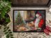 Cookies With Santa Claus Doormat Front Door Mat Indoor Outdoor Rugs For Entryway, Non Slip Washable Low Pile, 24H X 36W_maomaolike.com