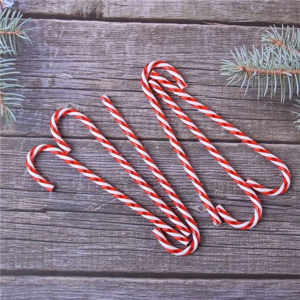 Cane Acrylic Tree Pendant Christmas Cane Hanging New Year Christmas Party Home Decoration Gift_maomaolike.com