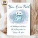 Jellyfish Inspirational Quote Painting Poster, Soft Watercolor Cute Jellyfish With Comforting Text Poster, Provides Gentle Emotional Support, Suitable_maomaolike.com