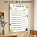 100lb Weight Loss Tracker Painting Poster, Fresh Fruit-accented Tidy Chart Poster, Functional Tool To Track Weight Loss Progress And Set Rewards_maomaolike.com