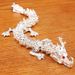 Creative Alloy Casting 3D Joint Movable Silver Home Desktop Decoration High-End Five-Claw Dragon Figurine Wholesale_maomaolike.com