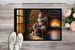 Cavalier Spaniel And Santa Claus Doormat Front Door Mat Indoor Outdoor Rugs For Entryway, Non Slip Washable Low Pile, 24H X 36W_maomaolike.com