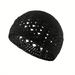 Unisex Hand-crocheted cotton knitted hats Men's and women's wig hats hollowed out breathable Muslim hats_maomaolike.com