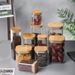 sealed Food Grade Storage Grain Miscellaneous Grains Glass Bottle With Lid Tea And Tangerine Peel Storage Jar_maomaolike.com