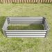 Metal Raised Garden Bed, Rectangle Raised Planter 4×2×1ft For Flowers Plants, Vegetables Herb Silver_maomaolike.com