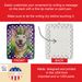 Bull Terrier King Of Mardi Gras Porcelain Ornament Christmas Tree Hanging Decorations For Home Christmas Holiday, Rectangle, Gift, Multicolor_maomaolike.com