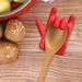 Creative and practical kitchen gadgets Finger shaped pot lid to prevent overflow and elevate the soup spoon rack to prevent soup from overflowing_maomaolike.com
