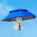 Wearable Double Canopy Vented Hat Umbrella With UV Protection, Casual Lightweight Durable Umbrella For Outdoor Fishing, Trekking, Hiking_maomaolike.com