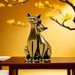 Brass Couple Raccoon Anime Cat Retro Home Office Leisure Decoration Desktop Craft Small Ornament_maomaolike.com