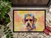 Airedale Terrier Hippie Dawg Doormat Front Door Mat Indoor Outdoor Rugs For Entryway, Non Slip Washable Low Pile, 24H X 36W_maomaolike.com