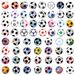 60 pieces of football stickers to decorate notebooks, skateboards, luggage, cars, graffiti sports football stickers_maomaolike.com