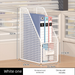 Metal Desk Organizer Frame File Archive Box Office Iron Art Storage Rack_maomaolike.com