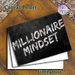 Millionaire Mindset Painting Poster, Stylish Dollar Bill Textured Lettering Poster, Inspirational Money-Themed Decor For Home Office & Workspace_maomaolike.com