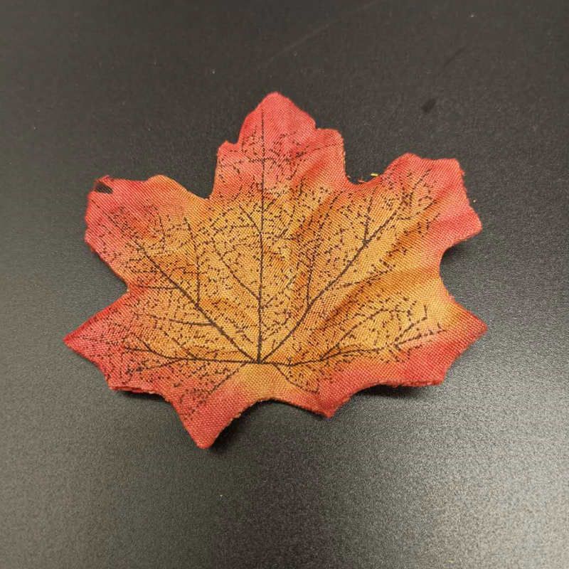 Cross-Border Photography Prop Wedding Thanksgiving Decoration Single Piece Gold Maple Leaf_maomaolike.com