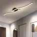 Modern Minimalist Black Light Bedroom LED Pendant Ceiling Lamp Design For Home Décor Living Room Office Interior_maomaolike.com